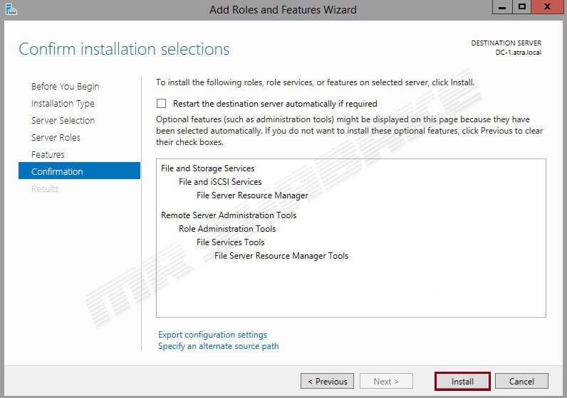 File Server Resource Manager (FSRM)