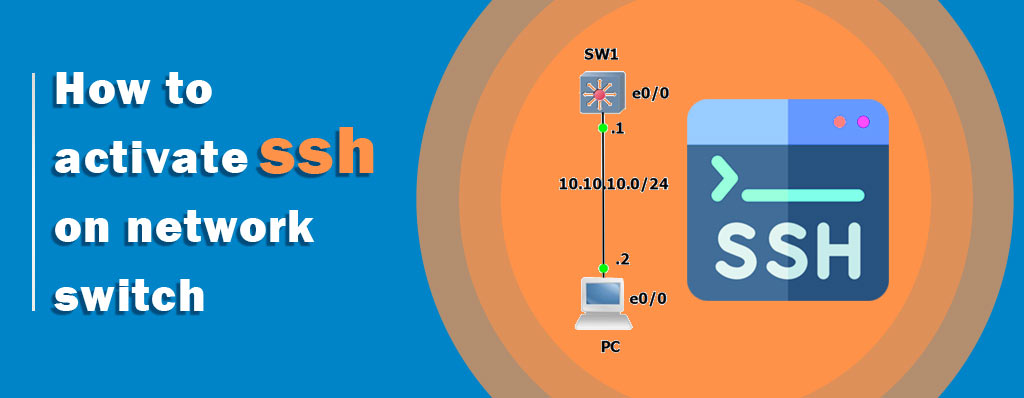 نحوه فعالسازی SSH بر روی سوئیچ شبکه