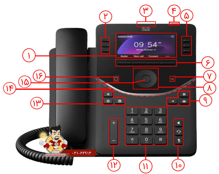 آی پی فون سیسکو DP-9851-K9