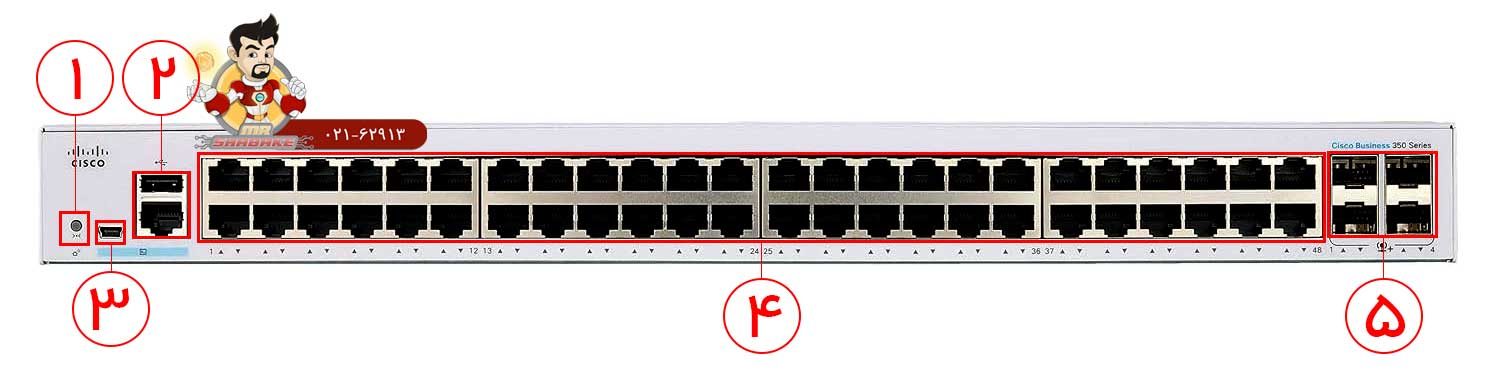 سوئیچ سیسکو CBS350-48P-4X