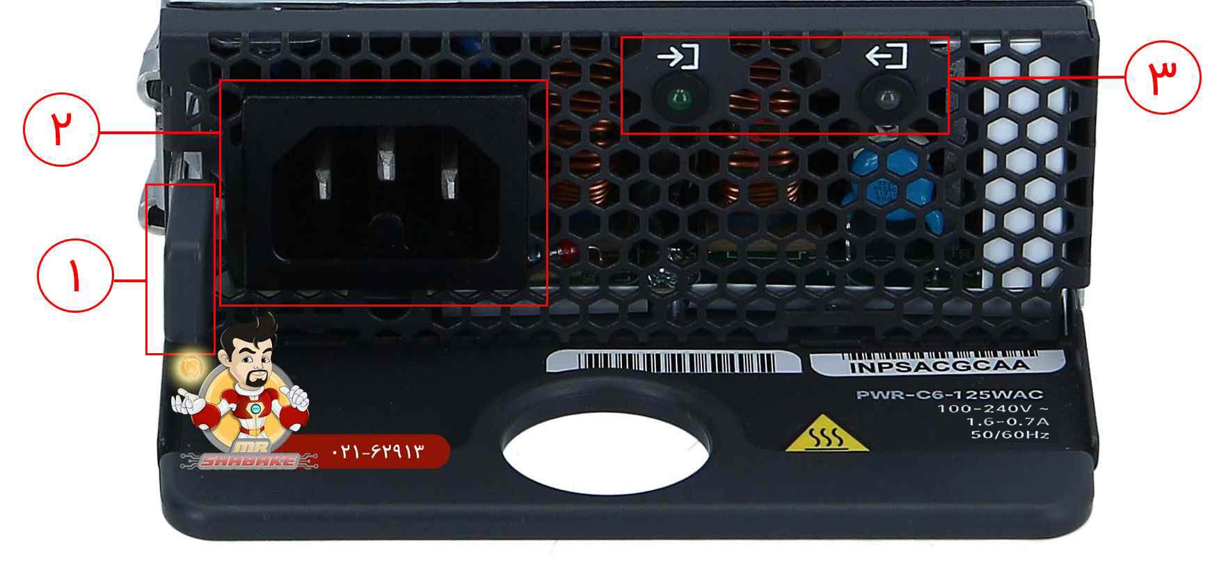 پاور سوئیچ سیسکو PWR-C6-150WAC